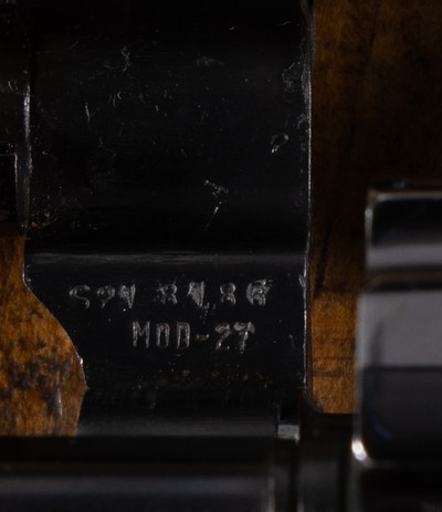 Model 27 No Dash Special Ordered Factory Inscribed Emerson Axe 357 Magnum Letter 99% - Image 11 of 12