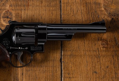 Model 27 No Dash Special Ordered Factory Inscribed Emerson Axe 357 Magnum Letter 99% - Image 6 of 12