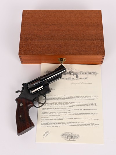 Factory Inscribed Smith & Wesson Model 29 No Dash Special Ordered Factory Letter Original Box MINT - Image 1 of 10