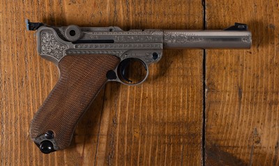 Factory Exhibition Engraved Mauser Parabellum Luger Sport ANIB 1977 Ultra Rare - Image 6 of 15