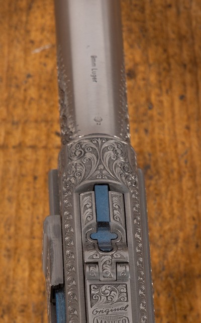 Factory Exhibition Engraved Mauser Parabellum Luger Sport ANIB 1977 Ultra Rare - Image 15 of 15