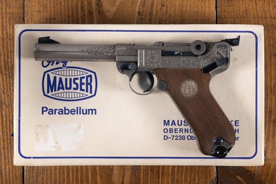 Factory Exhibition Engraved Mauser Parabellum Luger Sport ANIB 1977 Ultra Rare - Image 1 of 15