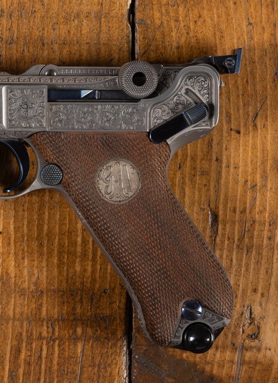 Factory Exhibition Engraved Mauser Parabellum Luger Sport ANIB 1977 Ultra Rare - Image 4 of 15