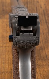 Factory Exhibition Engraved Mauser Parabellum Luger Sport ANIB 1977 Ultra Rare - Image 14 of 15