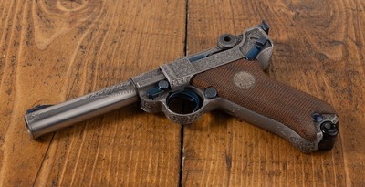 Factory Exhibition Engraved Mauser Parabellum Luger Sport ANIB 1977 Ultra Rare - Image 10 of 15