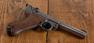 Factory Exhibition Engraved Mauser Parabellum Luger Sport ANIB 1977 Ultra Rare - Image 11 of 15