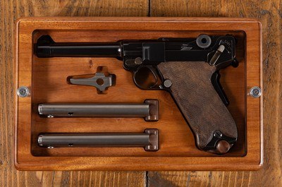 Lugerman 1907 45 ACP Luger Serial Number 16 Special Factory Display Case Mint