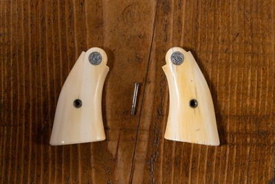 K Frame Smith & Wesson Factory Ivory Grips Square Butt 1930’s - Image 1 of 2