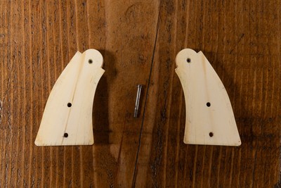 K Frame Smith & Wesson Factory Ivory Grips Square Butt 1930’s - Image 2 of 2