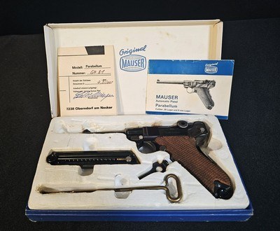 RARE German Mauser Parabellum American Eagle Luger 9mm Interarms New in Box
