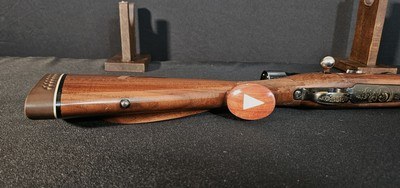 1970 Browning Belgium Medallion .300 Win Mag - Hand Engraved, Period Scope & Brake, Bedded, Rare! - Image 17 of 19