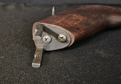 RARE Original Wooden Stock - 1973 MAC-10 9mm Military Armament Corp Powder Springs GA - NO Cobray Logo - Foreign Government Export Style! - Image 5 of 5