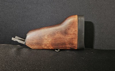 RARE Original Wooden Stock - 1973 MAC-10 9mm Military Armament Corp Powder Springs GA - NO Cobray Logo - Foreign Government Export Style! - Image 2 of 5