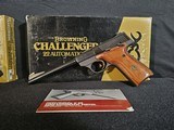 Pair of Consecutive Browning Challenger II .22 L.R. Pistols - 2 of 11