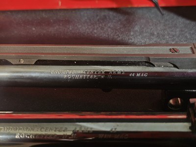 Thompson Center Contender .22 L.R./45 Win. mag & 44 Magnum Pistol Set - Image 5 of 23