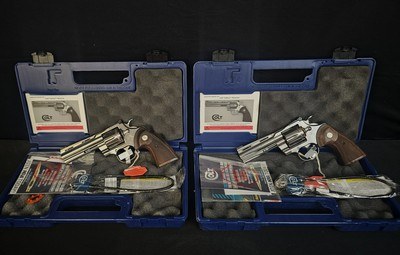 Pair of Colt Pythons .357 Magnum (Consecutive Numbers) - Image 1 of 8