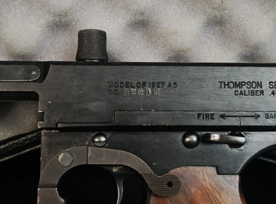 Auto Ordnance Thompsons 1927 A5 Pistol With 50 round Drum and Violin Case - Image 3 of 22