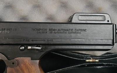 Auto Ordnance Thompsons 1927 A5 Pistol With 50 round Drum and Violin Case - Image 2 of 22