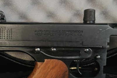 Auto Ordnance Thompsons 1927 A5 Pistol With 50 round Drum and Violin Case - Image 8 of 22