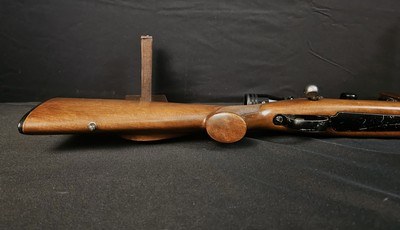 FIREARMS INTERNATIONAL MUSKETEER 7MM MAUSER HYBRED W/SCOPE NICE - Image 13 of 14