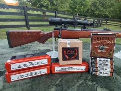 CZ 550 Magnum in 450 Rigby with Leupold VX5-HD scope and custom ammunition - Image 15 of 15