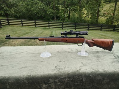 CZ 550 Magnum in 505 Gibbs with Leupold VX5-HD Illuminated scope and custom ammunition - Image 10 of 15