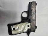 Sig Sauer P238 Pearl/Engraved - .380 ACP RARE / Discontinued - 1 of 15