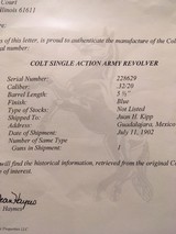 Colt SAA 32/20 Shipped to Guadalajara, Mexico 1902 - 15 of 15