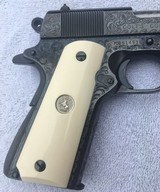 Colt Combat Commander 70 Series Engraved/Ivory Roland Robidoux Engraved - 9 of 14