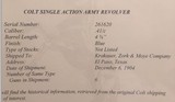 El Paso Texas Shipped Colt SAA 41 Long Colt 4-3/4 Blue, 1904 - 15 of 15