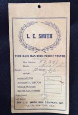Incredible Find - 1949 LC Smith New in Box & Crate Shotgun w/ Brophy Letter
- 8 of 9