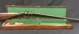 JOHN MANTON CASED 16 BORE DOUBLE BARREL FLINTLOCK SPORTING GUN - CIRCA 1796 - In Manton Books - 9 of 12