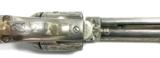 Engraved Nickel1st Gen Colt SAA Single Action Army Revolver 45 Colt w/ Carved Grips- 6 of 6