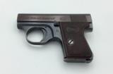 MAUSER WTP MODEL II "17 SERRATION" TRANSITION MODEL
6.35 X 25 EXC+ CONDITION - 2 of 4