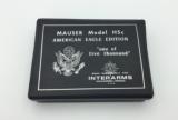 MAUSER INTERARMS HSc AMERICAN EAGLE 1 OF 5000 380 AUTO PISTOL IN BOX - 1 of 8