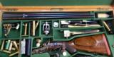 Exceptional and Massive Holland & Holland 10 Bore Paradox Steel Bbl w/ Oak & Leather Case & Accessories - 1 of 6