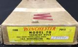 New In Box - Winchester Pre-64 Model 70 243 Varminter w/ Hang Tag - 1 of 7