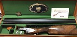 As New Parker Reproduction DHE 20GA - Leather Cased - Fantastic Figured English Straight Stock Wood - w/ Manual - 2 of 13