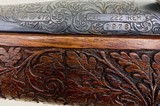 EXHIBITION GRADE MAUSER OBERNDORF MODEL 4000 RIFLE - 222 CAL - EXTENSIVE SCROLL AND OAK LEAF CARVING - EXCEPTIONAL GUN - 8 of 15