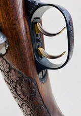 EXHIBITION GRADE MAUSER OBERNDORF MODEL 4000 RIFLE - 222 CAL - EXTENSIVE SCROLL AND OAK LEAF CARVING - EXCEPTIONAL GUN - 15 of 15