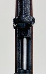 EXHIBITION GRADE MAUSER OBERNDORF MODEL 4000 RIFLE - 222 CAL - EXTENSIVE SCROLL AND OAK LEAF CARVING - EXCEPTIONAL GUN - 9 of 15