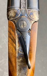 FINE ARRIETTA SIDELOCK FULL ENGRAVED 410 SXS - GORGEOUS WOOD - 9 of 11