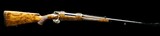 DELUXE HAUPTMANN SPORTING RIFLE- SLIM LINE - CASE COLORED & ENGRAVED - 270 WIN W/ SWAROVSKI & CASE - 7 of 15