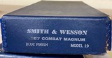 LIKE NEW IN BOX SMITH & WESSON 19-4 357 MAGNUM 4" BBL - 10 of 10