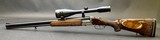 BEAUTIFUL JOHANN MICHELITSCH COMBINATION GUN - STUNNING CARVED STOCK - 12GA X 8X57 W/ KAHLES SCOPE - 1 of 13