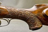 BEAUTIFUL JOHANN MICHELITSCH COMBINATION GUN - STUNNING CARVED STOCK - 12GA X 8X57 W/ KAHLES SCOPE - 4 of 13