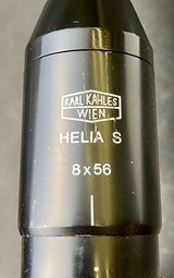 BEAUTIFUL JOHANN MICHELITSCH COMBINATION GUN - STUNNING CARVED STOCK - 12GA X 8X57 W/ KAHLES SCOPE - 11 of 13