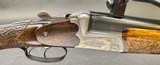 BEAUTIFUL JOHANN MICHELITSCH COMBINATION GUN - STUNNING CARVED STOCK - 12GA X 8X57 W/ KAHLES SCOPE - 7 of 13