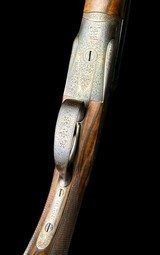 RIGBY DOUBLE RIFLE - 303 BRIT - 1897 - MAHARAJA OF ALWAR - OAK & LEATHER CASE - FACTORY LETTER - 7 of 15