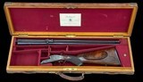 RIGBY DOUBLE RIFLE - 303 BRIT - 1897 - MAHARAJA OF ALWAR - OAK & LEATHER CASE - FACTORY LETTER - 3 of 15
